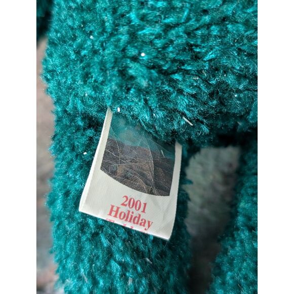 Teddy the Holiday Bear – TY Beanie Baby – MWMT – 2001 – Retired - Picture 2 of 3